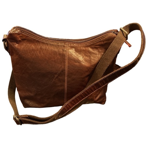 Jack Georges Savio Horseshoe Tooled Leather Crossbody Bag - Picture 3 of 13